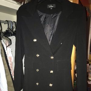LULUS long waist captains coat